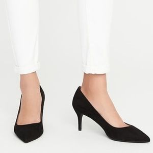 Old Navy NWT Sueded Mid-Heel Pointy-Toe Pumps